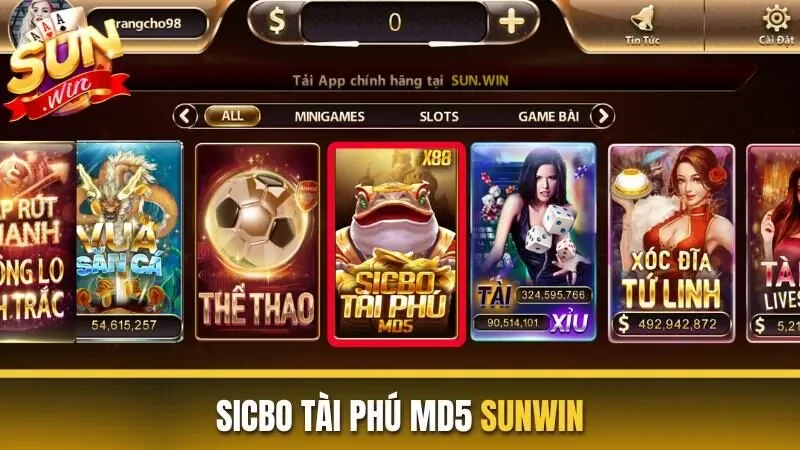 Sicbo Tài Phú MD5| Tìm hiểu cách chơi và mẹo luôn thắng vô hạn tiền